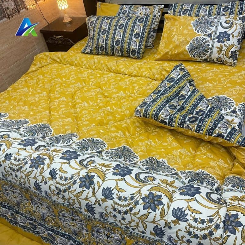 Best Vicky Razai 6 Pieces Sets With 500 GSM Filling AlNoor Pk Brand